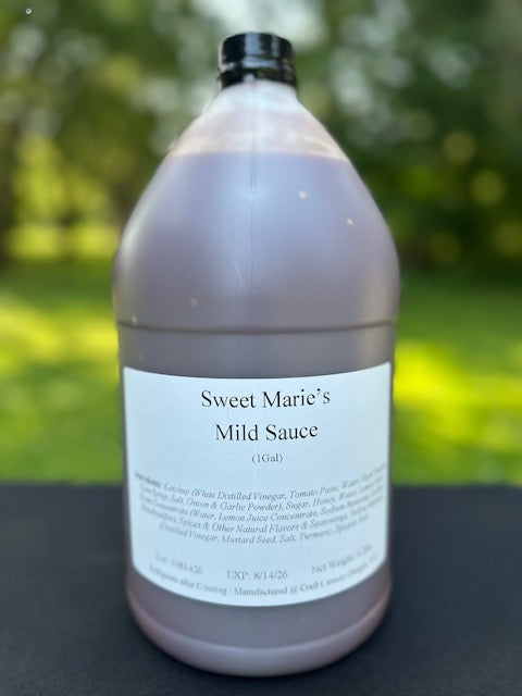 Gallon Sweet Marie's Mild Sauce